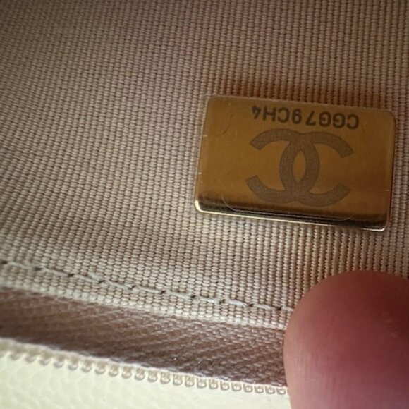 Chanel Wallet on Chain Quilted Caviar - Neutral - Brand New - Picture 6 of 7